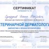 Сертификат дерматология 2010