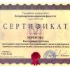 Сертификат стоматология 2011